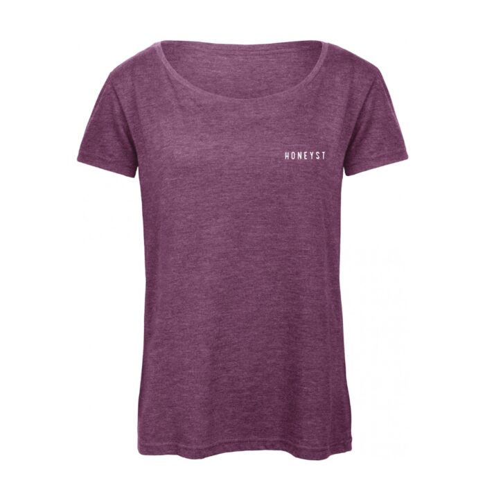T-shirt Odile femme violet face